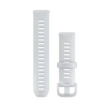Garmin QuickFit 20 mm silikoniranneke Stone White (010-11251-BB)