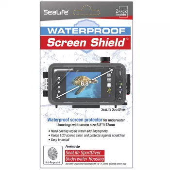 Sealife SportDiver näytönsuoja (SL4005) - 2 kpl pakkaus, läpinäkyvä, PET-kalvo