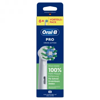 Braun Oral-B Pro Cross Action varaharjaspäät 6 kpl:n pakkaus