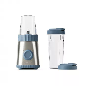 Guzzini Sous Chef Mobile Mixer ON-THE-GO, laivastonsininen - kompakti sekoitin 2 mukilla