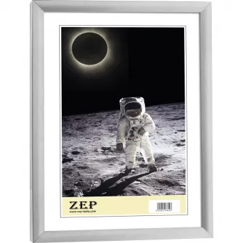 ZEP KL3 hopea yksittäinen valokuvakehys 15x20 cm suorakaiteen muotoinen pöytä- ja seinäkiinnitys
