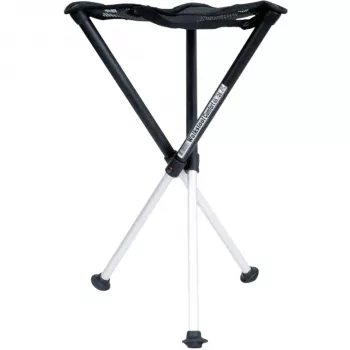 Walkstool Comfort 65 XXL taitettava jakkara - musta - kumijalat - 850 g - 65 cm - 45 cm