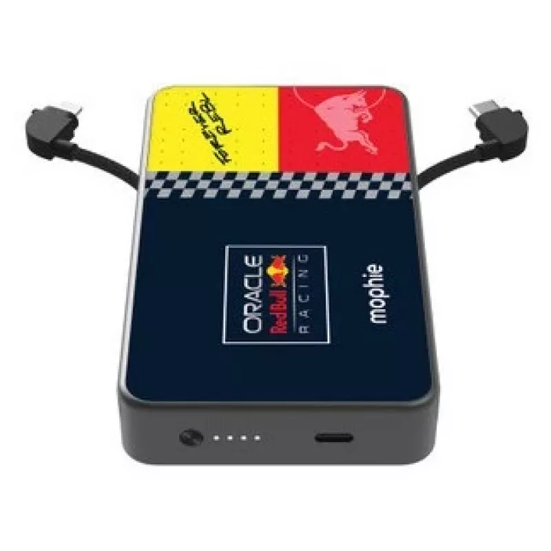 Mophie Powerstation Plus 10K Red Bull Racing 10 000 mAh varavirtalähde USB-C ja Lightning