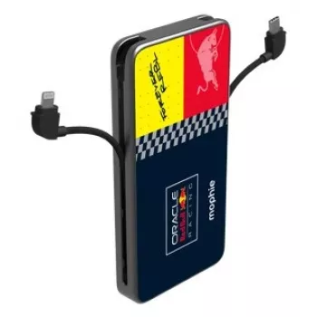 Mophie Powerstation Plus 10K Red Bull Racing 10 000 mAh varavirtalähde USB-C ja Lightning