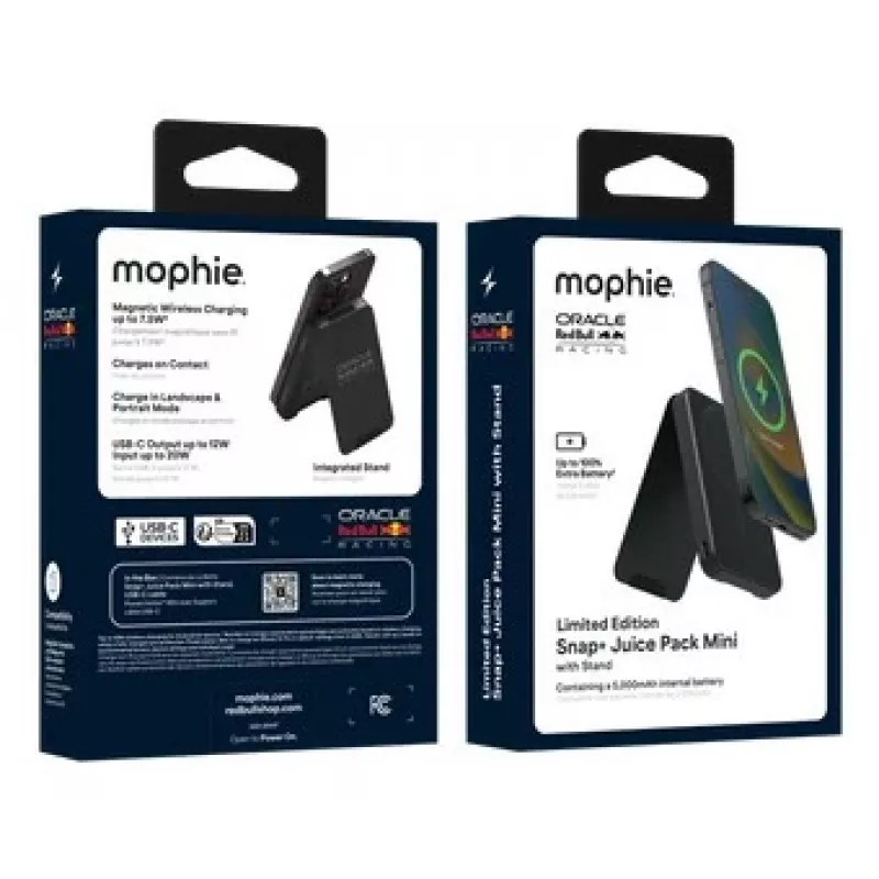 Mophie Snap+ Mini Stand 5000 mAh varavirtalähde musta