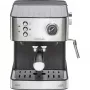Cecotec Power Espresso 20 Matic Professionale espressokeitin, 20 bar, 850 W, 1,5 l, musta/hopea