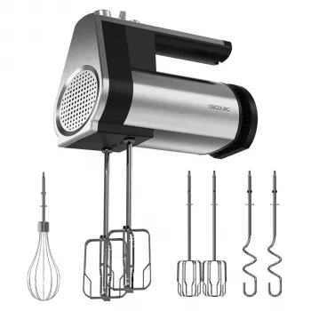 Cecotec PowerTwist 500 Full Steel käsivatkain 500 W 5 nopeutta turbo ruostumaton teräs
