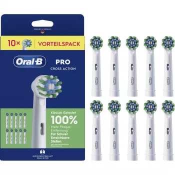 Braun Oral-B Pro CrossAction vaihtoharjaspäät 10 kpl:n pakkaus