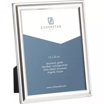 Zilverstad Bredemeijer 8075233 hopeinen yksittäinen valokuvakehys kiiltävä pöytä seinä 15x20 cm suorakaiteen muotoinen