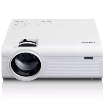 Lenco LPJ-280WH LCD-projektori - HD Ready 1280x720, 280 ANSI lumenia, valkoinen