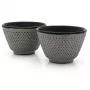Bredemeijer teekupit Jang 78x53mm, valurauta, harmaa, 2 kpl:n setti