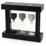 Bredemeijer Tea Timer 3fold musta 2/3/5 minuuttia 195005