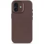 Decoded nahkainen takakansi iPhone 17:lle MagSafe-yhteensopiva - Chocolate Brown