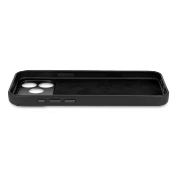 Decoded nahkainen takakansi iPhone 17 Pro Maxille MagSafe-yhteensopiva (musta)