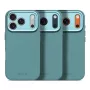 Decoded AntiMicrobial -silikoninen takakansi iPhone 17 Prolle MagSafe-yhteensopiva - Retro Blue