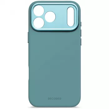 Decoded AntiMicrobial -silikoninen takakansi iPhone 17 Pro Maxille, MagSafe-yhteensopiva, Retro Blue