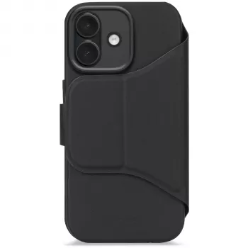 Decoded Textured Silicone Detachable Wallet iPhone 17:lle, MagSafe-yhteensopiva, Phantom Black