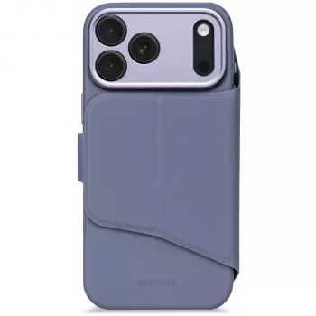Decoded Textured Silicone Detachable Wallet iPhone 17 Prolle MagSafe-yhteensopiva - Forever Blue