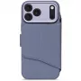 Decoded Textured Silicone Detachable Wallet -kotelo iPhone 17 Pro Maxille MagSafe-yhteensopiva - Forever Blue