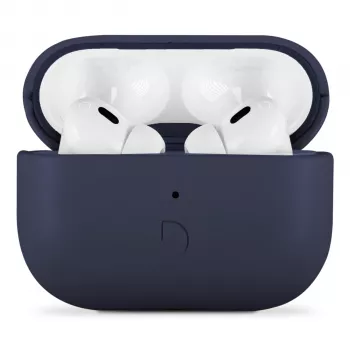 Decoded nahkainen AirCase Pro AirPods Pro 3:lle laivastonsininen