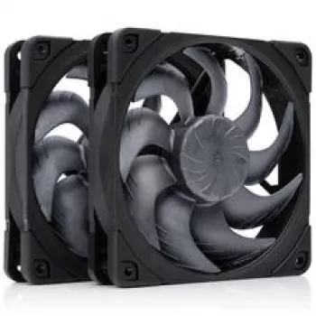 Noctua NF-A12x25 G2 PWM Sx2-PP chromax.black 120 mm kotelotuuletin (2 kpl:n pakkaus, musta)