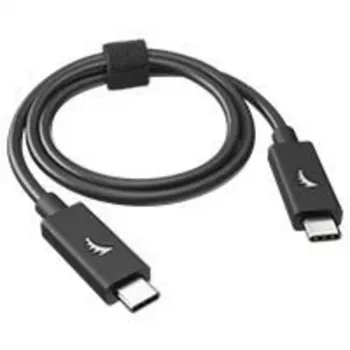 Angelbird USB-C kaapeli 100cm - USB 3.2 Gen 2x2, 20 Gbit/s, 100W PD, musta