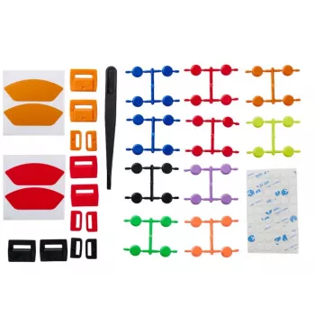 Asetek SimSports Colour Kit Forte Pedals -poljinsarjalle – jarrun elastomeerit ja kaasujousi