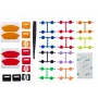 Asetek SimSports Colour Kit Forte Pedals -poljinsarjalle – jarrun elastomeerit ja kaasujousi