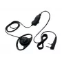 Kenwood EMC-7 kuulokemikrofoni - Clip-On - johdollinen - musta