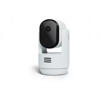 Arlo Essential 3 sisätiloihin tarkoitettu PTZ-turvakamera, 1080p, värillinen yönäkö, kaksisuuntainen ääni, Wi-Fi, valkoinen