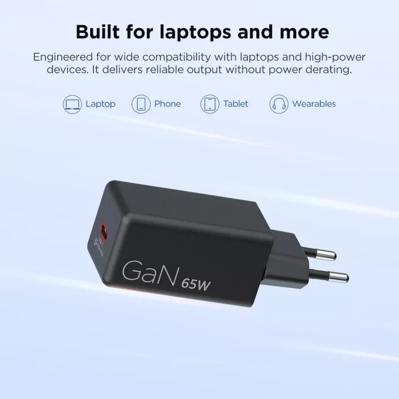 Lenovo 65W Mini USB-C GaN laturi