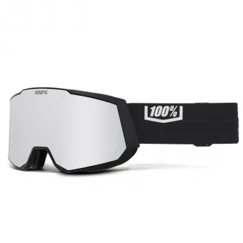 100% Snowcraft XL musta HiPER hopea Mirror -laskettelulasit