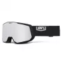 100% Snowcraft XL musta HiPER hopea Mirror -laskettelulasit