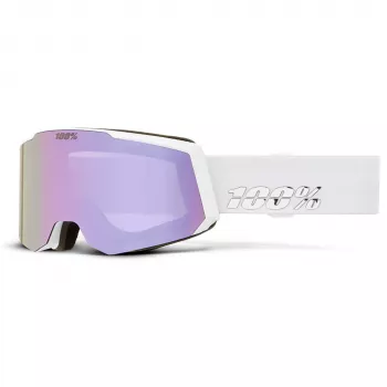 100% Snowcraft S -laskettelulasit valkoinen HiPER laventeli Mirror