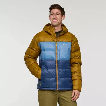 Cotopaxi Fuego Max Down Hooded Jacket - Bronze / Deep Sea, koko L