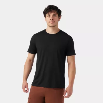 Smartwool Active lyhythihainen merinopaita - musta - koko M