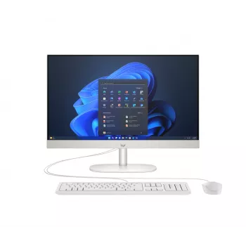 HP ProOne 240 G10 All-in-One-tietokone 23,8 tuuman FHD IPS heijastamaton 250 cd/m² Intel Core Ultra 5 125U 16GB RAM 512GB SSD Windows 11 Pro valkoinen 3 vuoden takuu