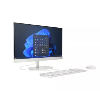 HP ProOne 240 G10 All-in-One-tietokone 23,8 tuuman FHD IPS heijastamaton 250 cd/m² Intel Core Ultra 5 125U 16GB RAM 512GB SSD Windows 11 Pro valkoinen 3 vuoden takuu