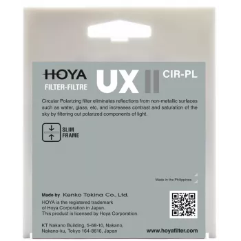 Hoya UX II CIR-PL 72 mm ympyräpolarisaatiosuodatin