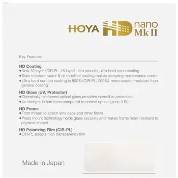 Hoya HD nano MkII CIR-PL 52 mm