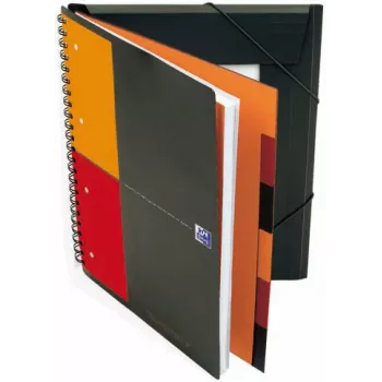 ELBA Organiser Book - 80 arkkia - musta - A4 - kierreliitos - 245 mm - 310 mm