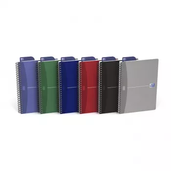Oxford Office Essentials muistikirja A5 viivoitettu 96 sivua oranssi mattakantinen 90 g/m²