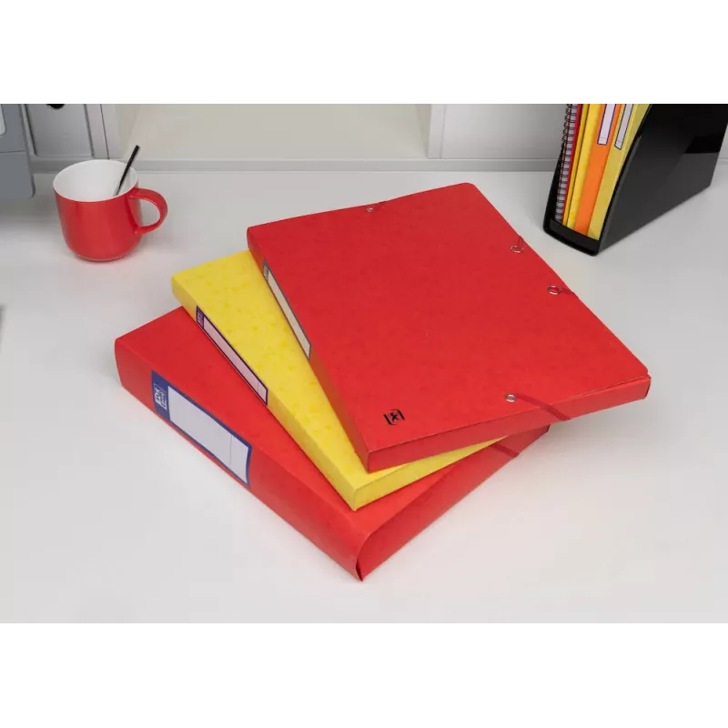 Oxford TOP FILE+ asiakirjalaatikko A4 2,5 cm punainen