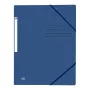 Oxford TOP FILE+ kuminauhakansio A4 3 läppää tummansininen 400116325