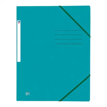 Oxford TOP FILE+ kulmakuminauhakansio A4 3 läppää aqua 400116326