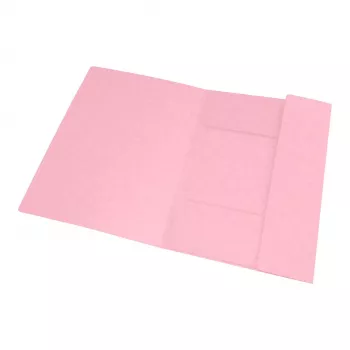 Oxford TOP FILE+ kuminauhakansio A4 3 läppää pastellinpunainen 400116353