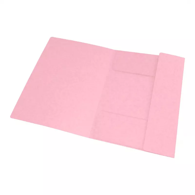 Oxford TOP FILE+ kuminauhakansio A4 3 läppää pastellinpunainen 400116353