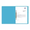 Oxford TOP FILE+ asiakirjakansio A4 kartonki 390 g/m² aqua metallikiinnitys