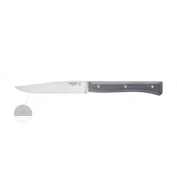 Opinel Facette ruokailuveitset 4 kpl, liuskekivenharmaa
