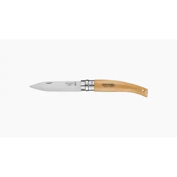 Opinel No. 08 puutarhan taittoveitsi pyökkipuukahvalla